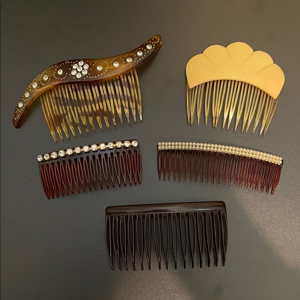 Vintage Hair Comb Set (Sanitized)
